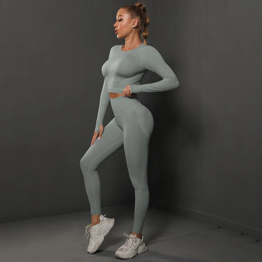 Ensemble de Sport Femme-taille haute